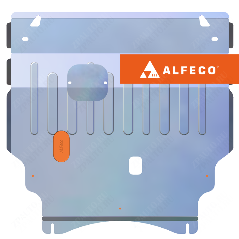 Защита  картера и КПП Mazda Demio 2002-2007 V-1,3;1,5 , ALFeco, алюминий 4мм, арт. ALF1317al