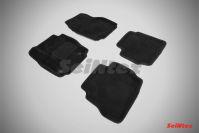 Ковры салонные 3D черные для Ford Mondeo 4 2007-2015, Seintex 71688