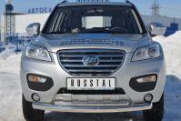 Защита переднего бампера d76/42 для Lifan X60, Slitkoff LFZ-001237