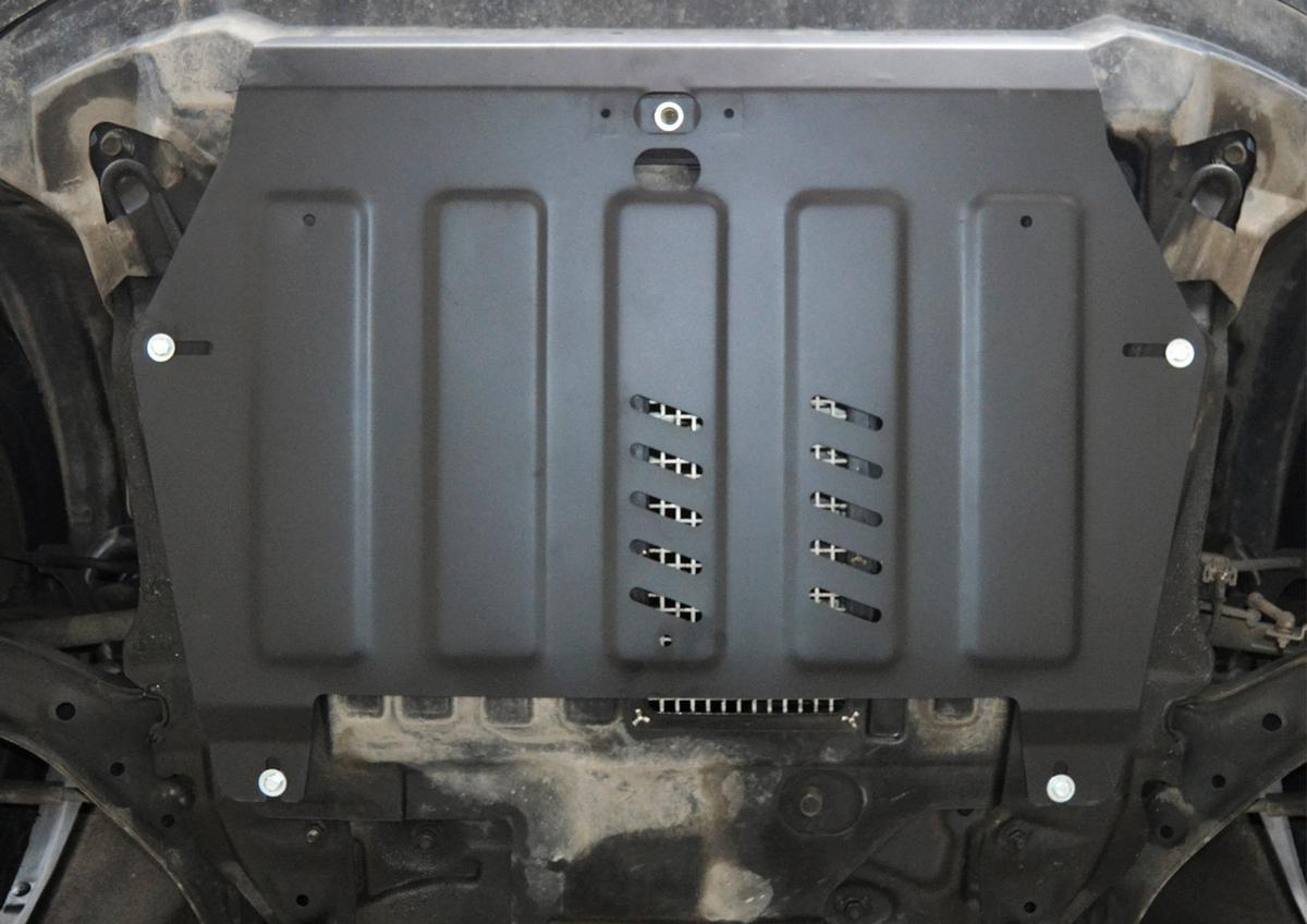 Защита картера и КПП АвтоБроня для Haval H6 (V - 1.5T; 2.0D) 2014-2020, штампованная, сталь 1.8 мм, с крепежом, 111.09415.1