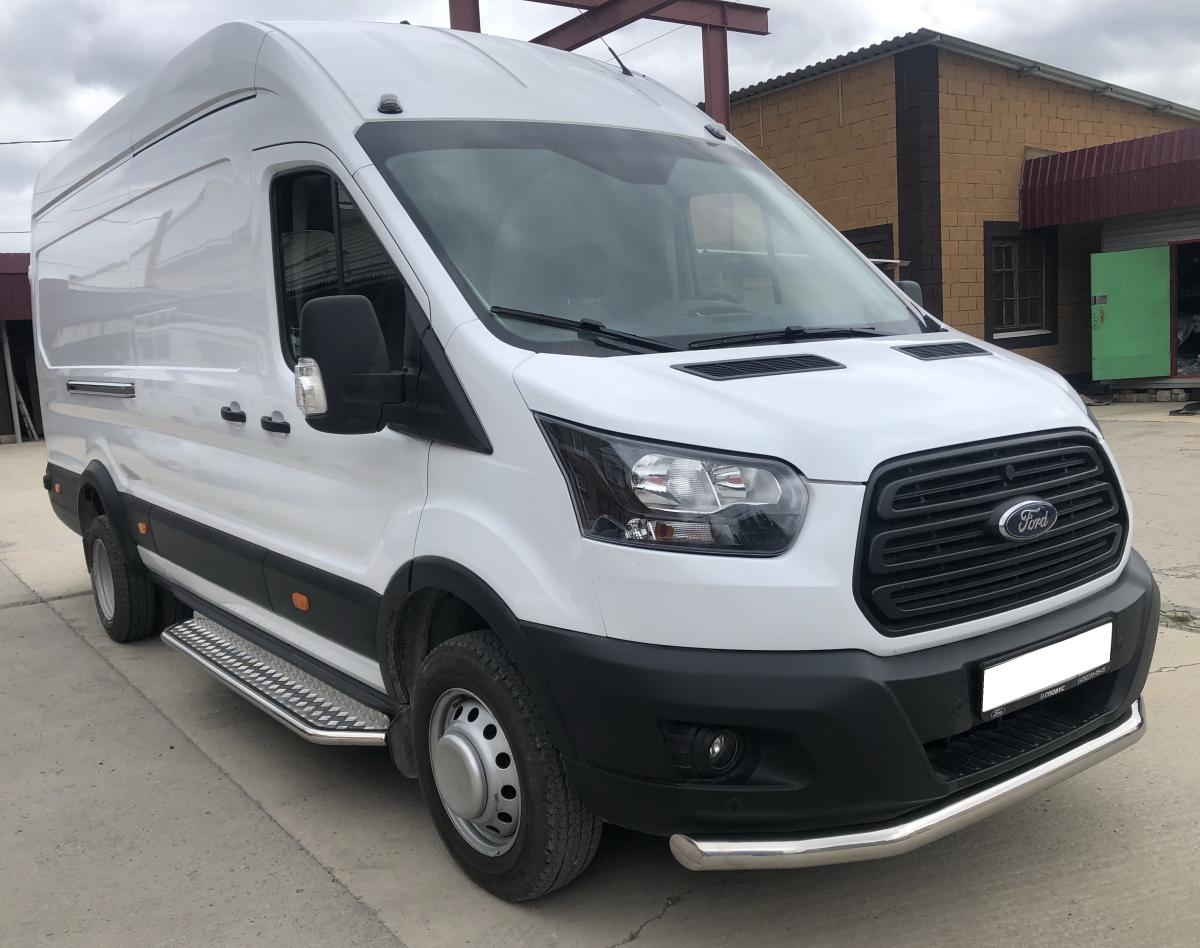 Защита переднего бампера для автомобиля FORD Transit 2018 арт. FRT.18.01