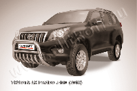 Кенгурятник d76 низкий с защитой картера Toyota Land Cruiser Prado J150 (2009-2013) , Slitkoff, арт. TOP003