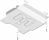 Защита алюминиевая Мотодор (Двигатель, Передний дифференциал), 5 мм,  Dodge Ram 1500  2024- арт. 32916