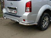 Защита задняя (уголки) 761/42,4 мм для автомобиля Nissan Pathfinder 2010-2014, TCC Тюнинг NISPAT10-03