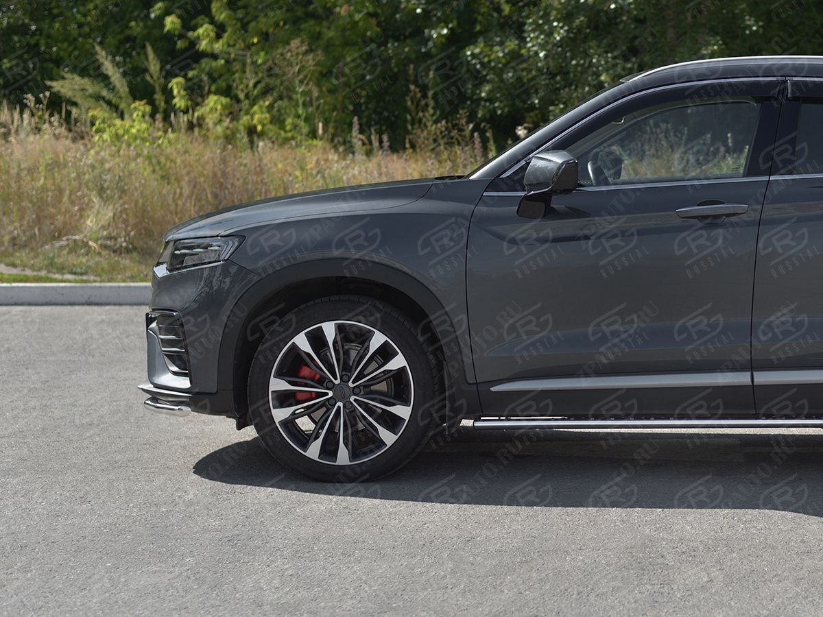 GEELY TUGELLA 2020- Защита переднего бампера d42 секции GTGZ-003940