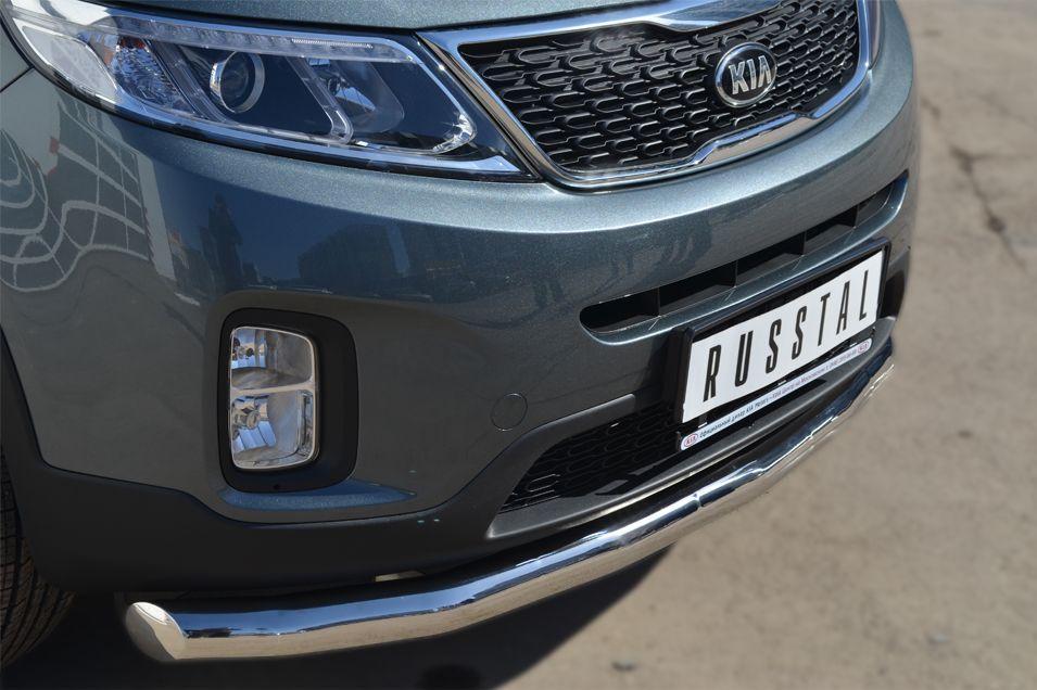 Защита переднего бампера d76 для KIA Sorento 2013, Slitkoff KIZ-001265