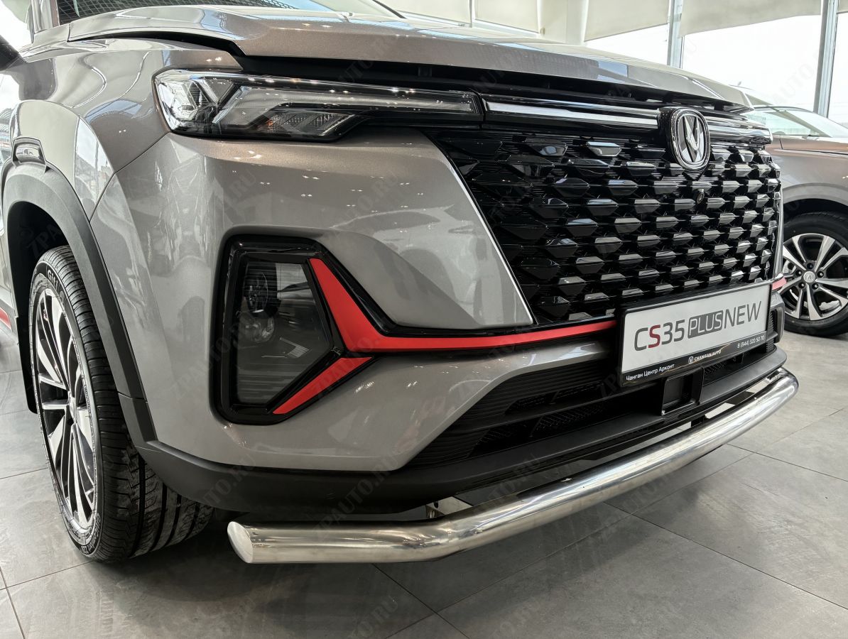 Защита переднего бампера  для автомобиля CHANGAN CS35 Plus 2023 арт. CGCS35P.23.01