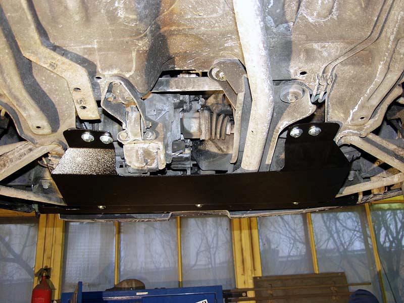 Защита картера и КПП для SUZUKI Wagon R +  1997 - 2000, V-1,0; 1,2, Sheriff, сталь 2,0 мм, арт. 23.0696