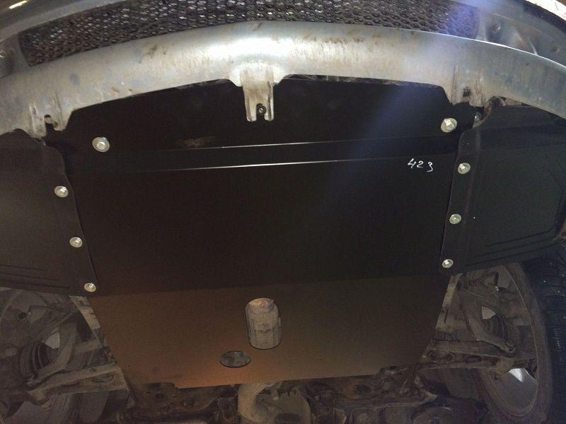 Защита картера и КПП для ALFA ROMEO 156  1997 - 2003, V-1,6; 1,8; 2,0; 2,5; 1,9d; 2,4d, Sheriff, сталь 2,0 мм, арт. 01.0423