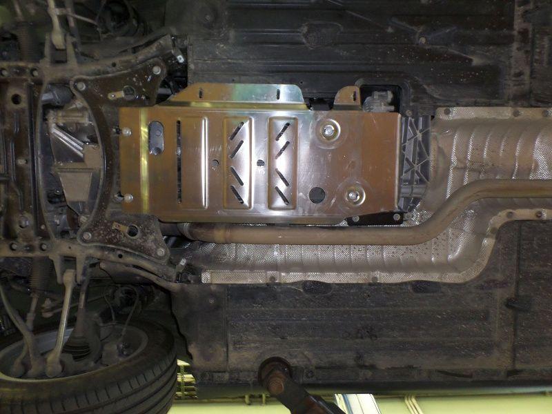 Защита КПП и РК для BMW X 3  2014 - 2016, V-2,0 АТ 4 wd, Sheriff, алюминий 4 мм, арт. 03.2972