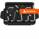 Защита  картера Mitsubishi Pajero IV 2006-2020 V-all , ALFeco, сталь 2мм, арт. ALF1404st