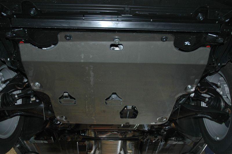 Защита картера и КПП для VOLVO XC 60   2013 - 2017, V-2,0 АТ; 2.4 D, Sheriff, алюминий 5 мм, арт. 25.2727