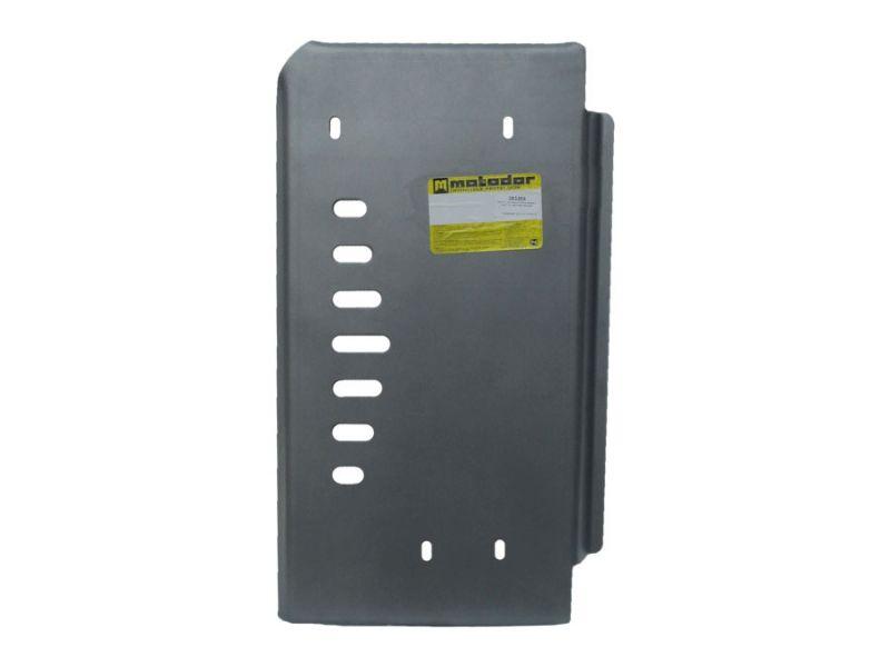 Защита радиатора, рулевых тяг алюминиевая Motodor для Land Rover Defender 110 2007- (8 мм, алюминий), 383205