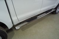 Пороги овальные с накладкой 120х60 мм Sollers ST8 2025- арт. SOLST825-01