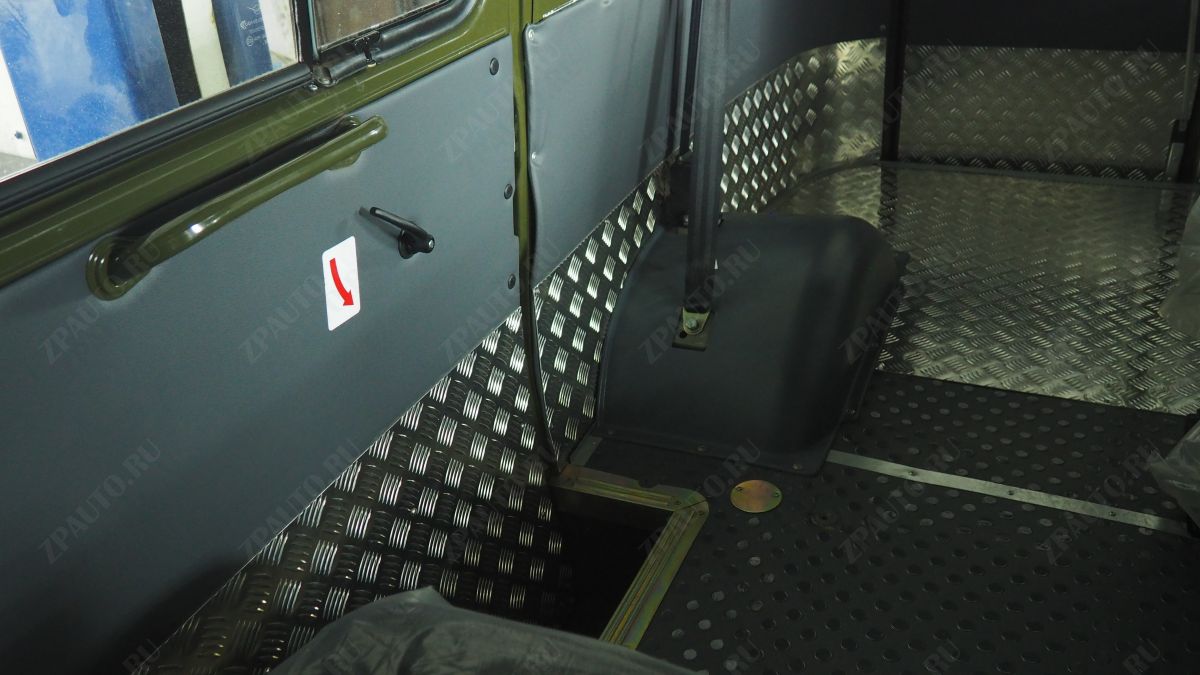 ABC.UAZ.BP.0004 ОБШИВКА САЛОНА УАЗ 3741 "БУХАНКА" , РИФЛ. АЛЮМ. 2ММ. АВС-ДИЗАЙН