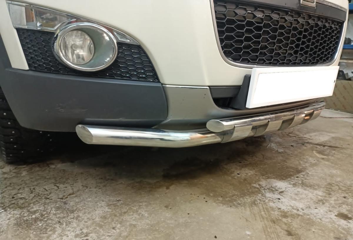 Защита переднего бампера для автомобиля CHEVROLET Captiva 2012 арт. CVC.12.75