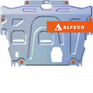 Защита  картера и КПП Volvo S60 2010-2018 V-all , ALFeco, алюминий 4мм, арт. ALF0710al-3