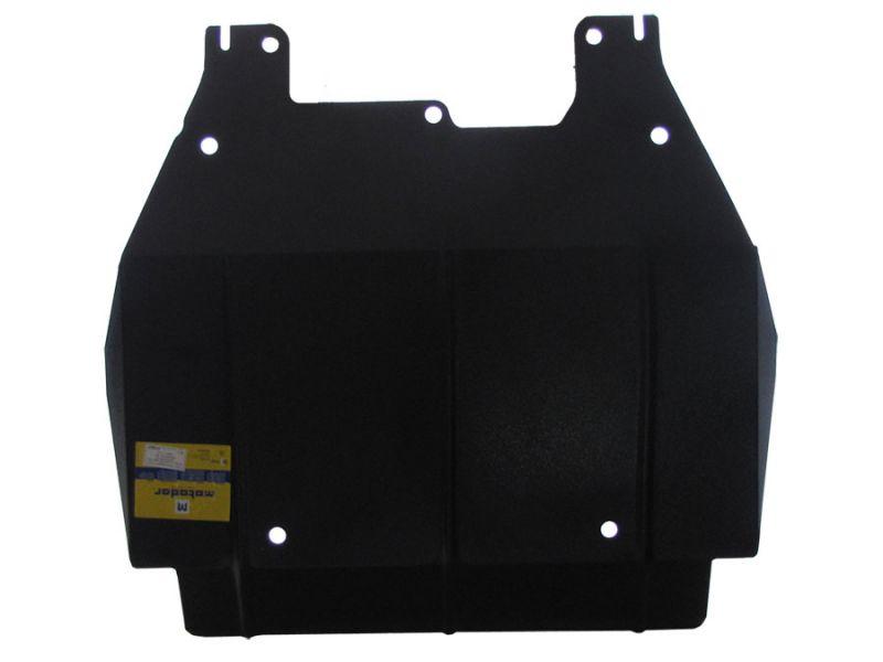 Защита двигателя, кпп стальная Motodor для Peugeot 407 2004-2008 (2 мм, сталь), 01607