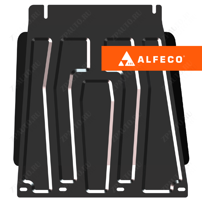 Защита  КПП Nissan Navara (D40) 2005-2015 V-2,5D , ALFeco, сталь 2мм, арт. ALF1506st