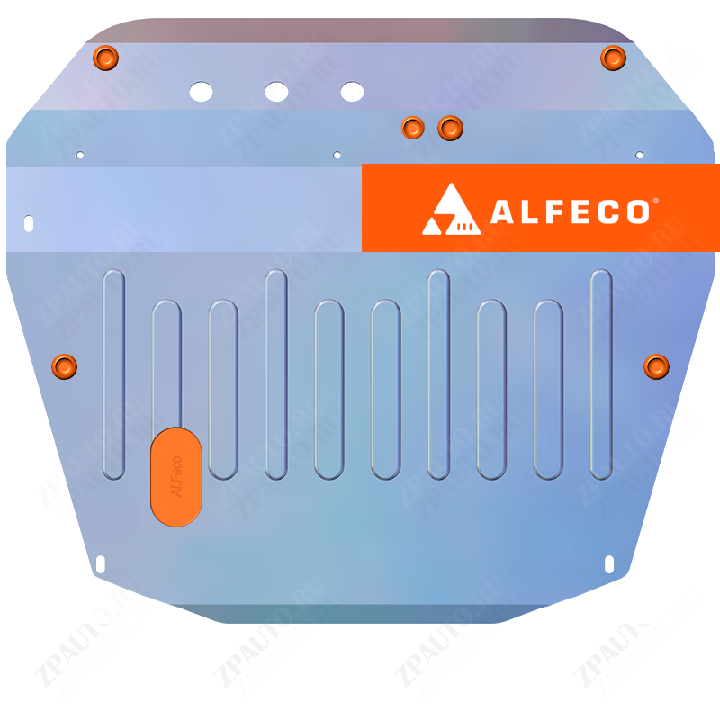 Защита  картера и КПП (2 части)                           Mitsubishi Space Runner II 1999-2002 V-2,0;2,4 , ALFeco, алюминий 4мм, арт. ALF1427al