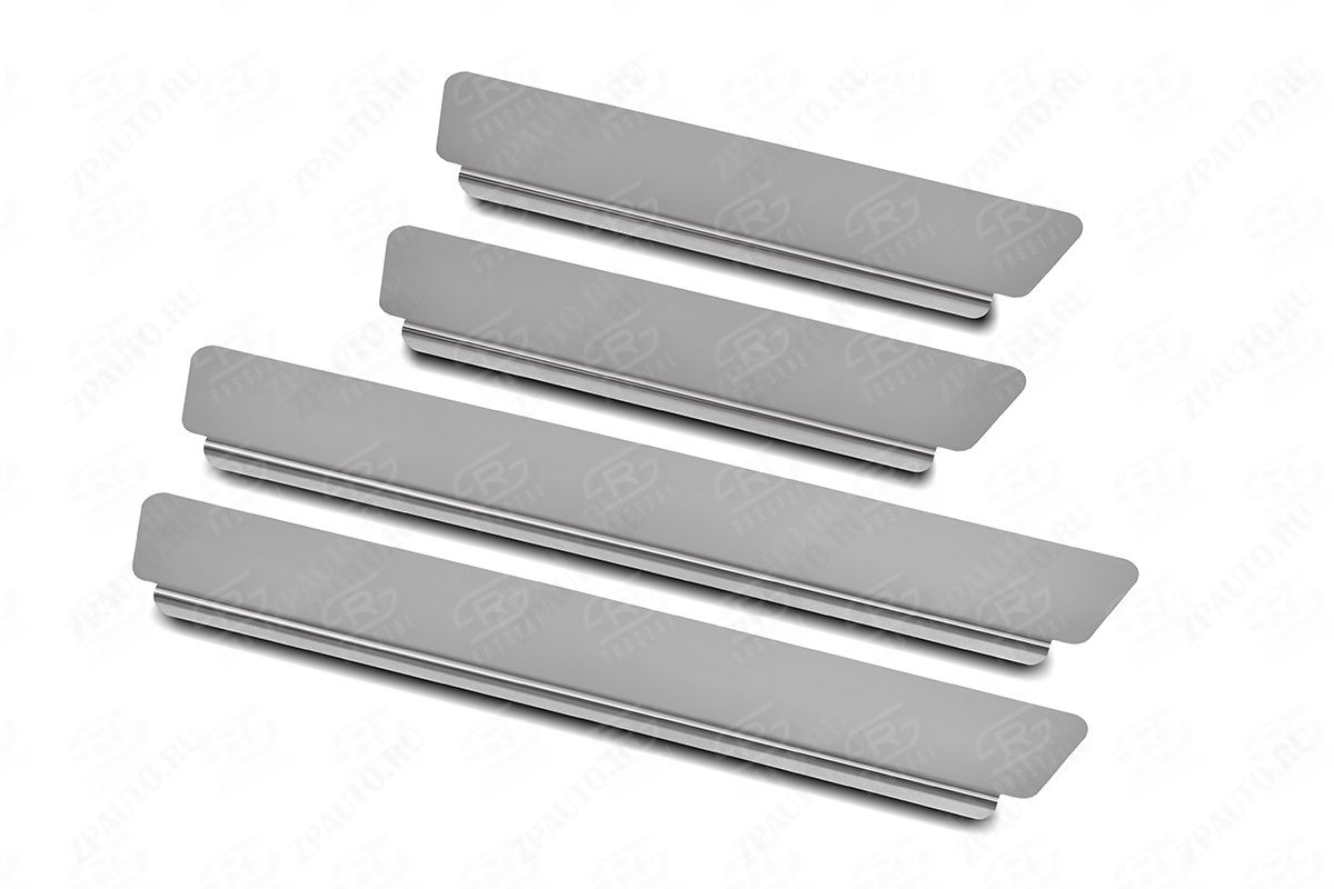 KIA SORENTO 2020- Накладки на пороги RUSSTAL (нерж., зеркало) KSOR20-01