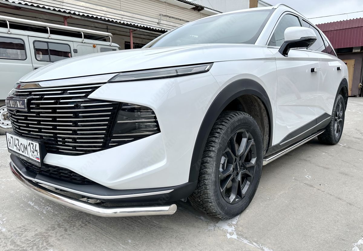 Защита  штатного порога  для автомобиля Haval HAVAL F7 2024 арт. GWF7.24.32