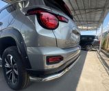 Защита заднего бампера угловая большая двойная для автомобиля Haval H7 2025 арт. HVH7.25.22