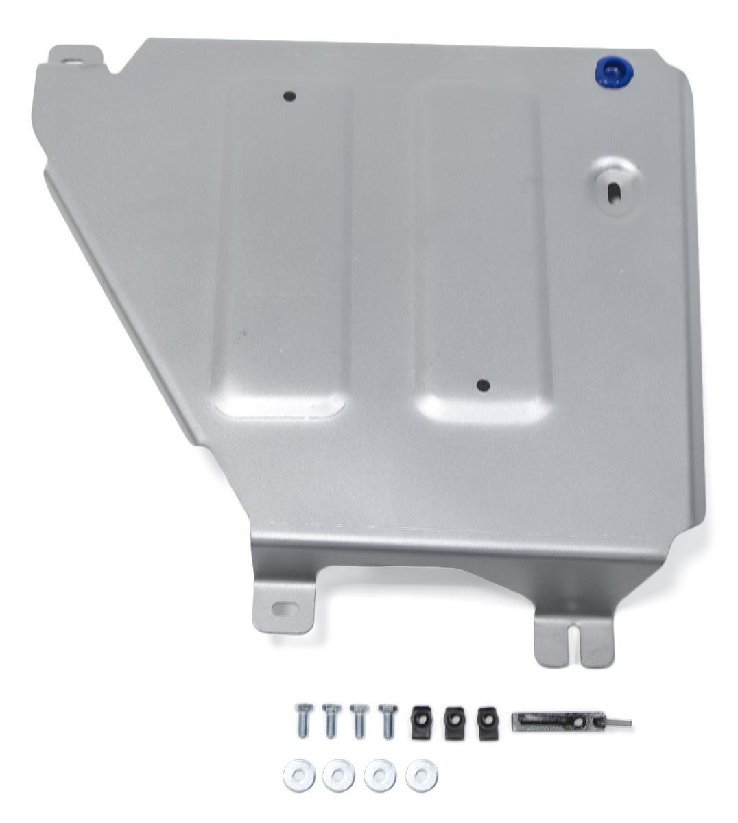 Защита редуктора Rival для Audi Q5 II 2017-2020, штампованная, алюминий 4 мм, с крепежом, 333.0340.1