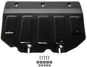 Защита картера и КПП АвтоБроня для Mazda 3 BP (V - 1.5 (120/150 л.с.)) АКПП 2019-2020, штампованная, сталь 1.8 мм, с крепежом, 111.03827.1