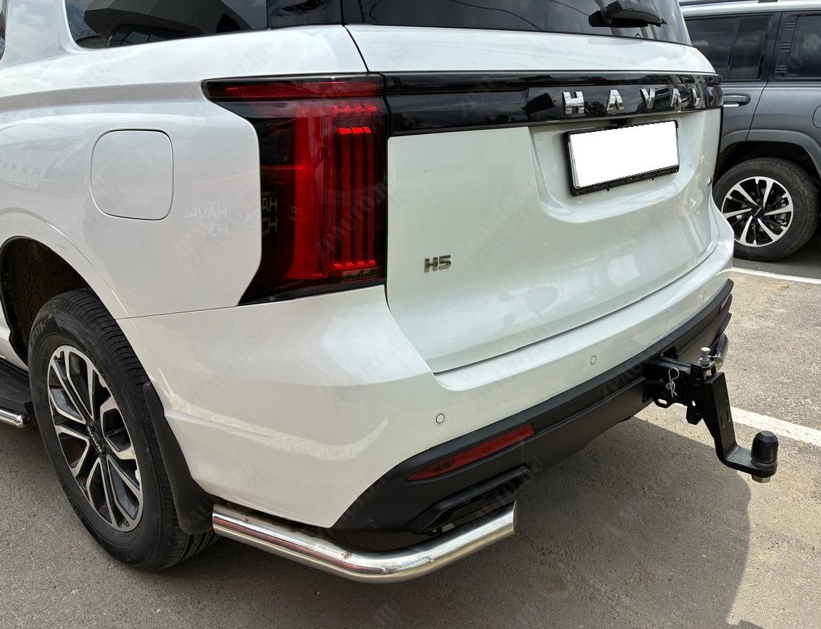 Защита заднего бампера  угловая для автомобиля Haval H5 2024 арт. HVH5.24.18