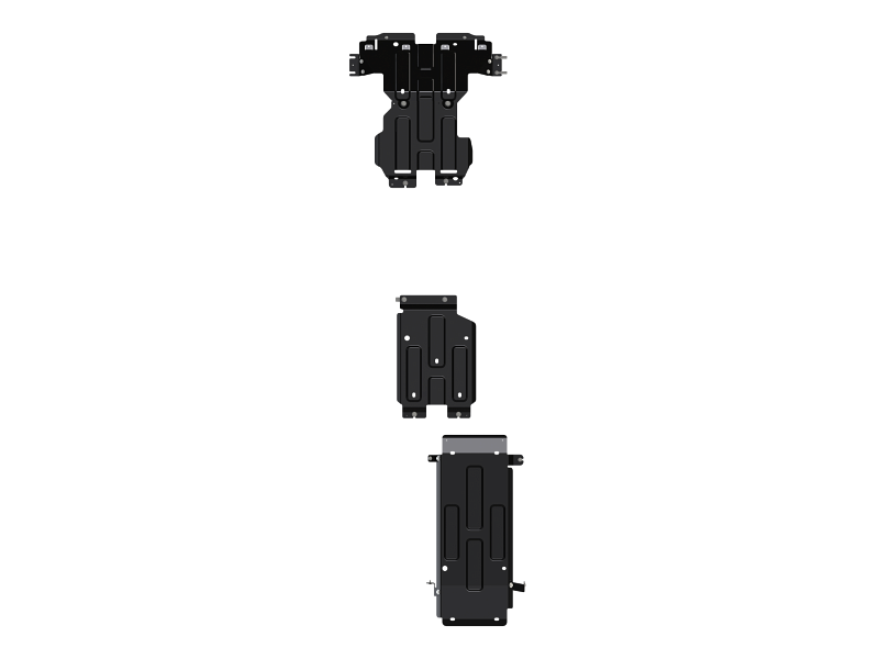 Защита Комплект защит  для RENAULT Alaskan  2017-, V-2,3 DSi  AT AWD, Sheriff, сталь 2,5 мм, арт. 18.3794 V2