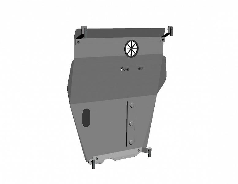 Защита картера и КПП для MITSUBISHI Libero  1992 - 2000, V-1,3; 1,6; 2,0, Sheriff, сталь 2,0 мм, арт. 14.0113