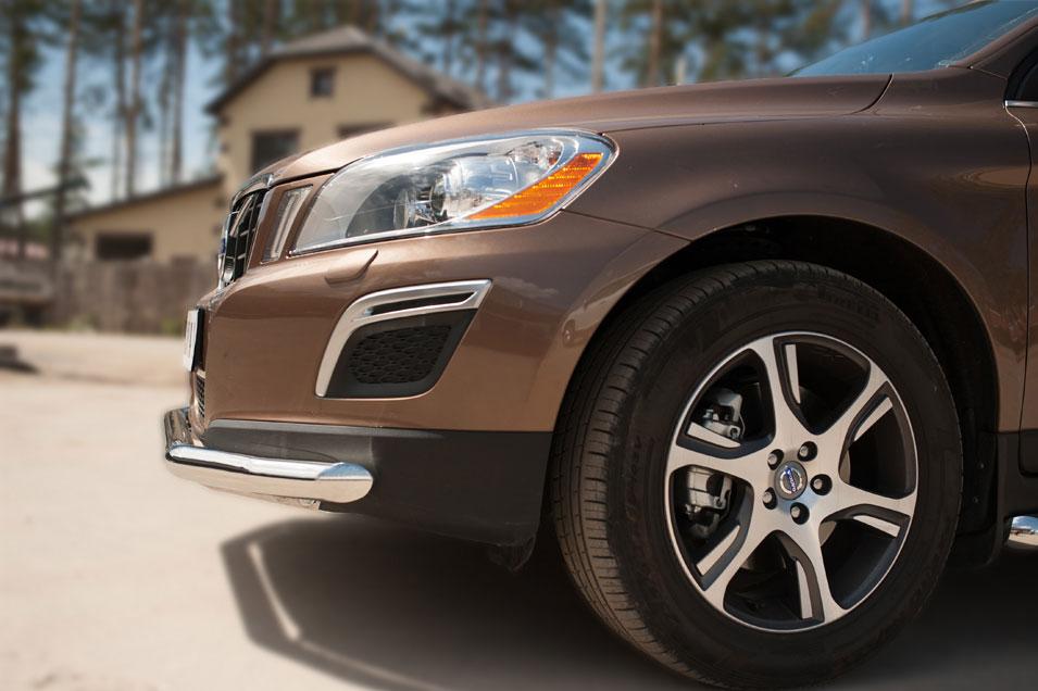 Защита переднего бампера d57 для Volvo XC60, Slitkoff VXCZ-002081