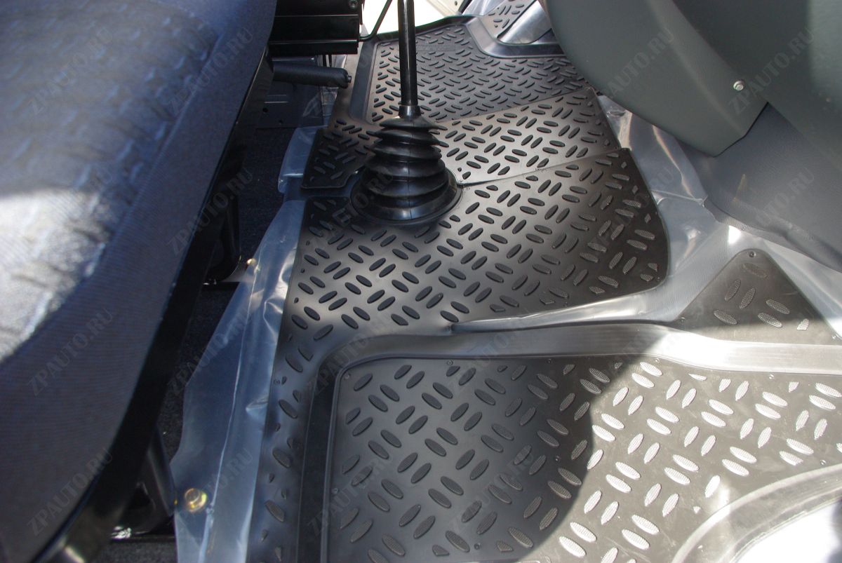 Ковры модельные (высокий борт) для ГАЗель NEXT (2013-) (передние), Элерон, арт. 64016