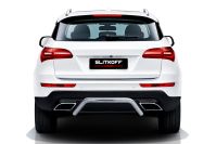 Защита заднего бампера d57 скоба Zotye Coupa (2013-2023) , Slitkoff, арт. ZOTCOP-007