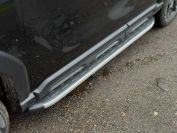 Пороги алюминиевые с пластиковой накладкой 1720 мм Haval H3 1.5 2WD 2024 арт. HAVH324-04AL