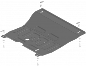 Защита стальная Мотодор (Двигатель, Коробка переключения передач), 2 мм,  Jetour X50  2024- арт. 79015