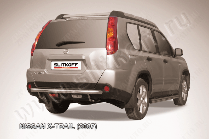 Защита заднего бампера d57 Nissan X-Trail (2007-2011) , Slitkoff, арт. NXT011