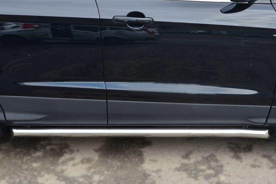 Пороги труба d57 вариант 1 для Ford Kuga 2013, Slitkoff FGT-0013801