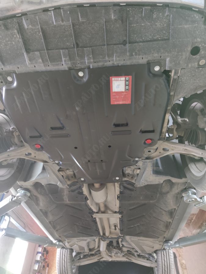 Защита картера и КПП для Mercedes-Benz GLA 2WD; 4WD 2014 - 2020, 1.6, 2.0Т, 2,0 CDI MT/AT, 2WD, 4WD, Sheriff, сталь 1,8 мм, арт. 13.3535