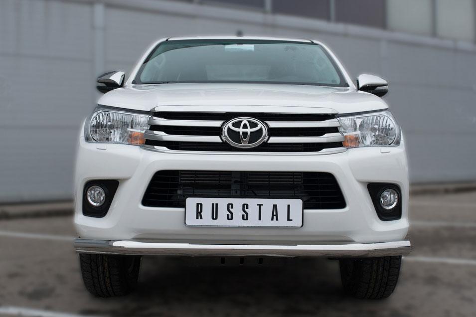 Защита переднего бампера d76 для Toyota Hilux 2015, Slitkoff THZ-002146