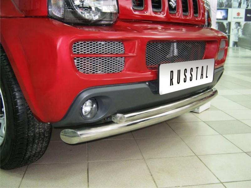 Защита переднего бампера d57/42 для Suzuki Jimny, Slitkoff SJZ-000301