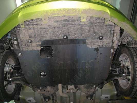 Защита  картера и КПП Ravon R2 2016- V-all , ALFeco, алюминий 4мм, арт. ALF0314al-1