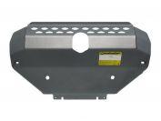 Защита радиатора алюминиевая Motodor для Land Rover Discovery 4 2009-2014 (8 мм, алюминий), 383209