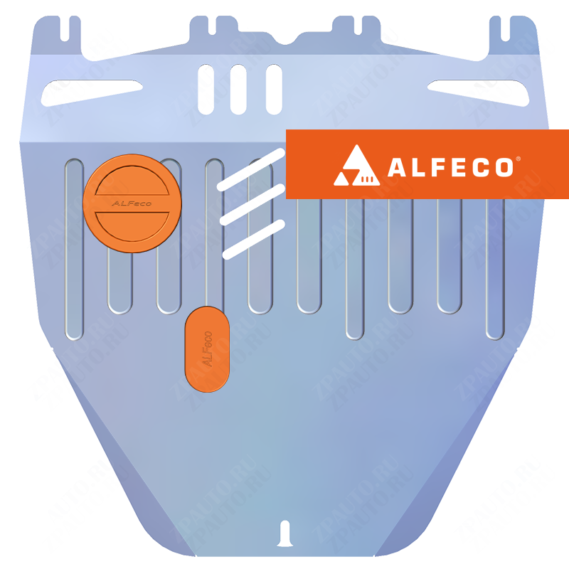 Защита  картера и КПП Honda Civic VIII (hatchback) 2005-2012 V-all , ALFeco, алюминий 4мм, арт. ALF0903al