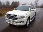 Решётка радиатора 16 мм для автомобиля Toyota Land Cruiser 200 2015- (кроме EXECUTIVE), TCC Тюнинг TOYLC20015-38