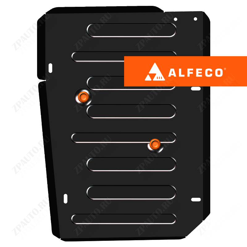 Защита  топливного бака Volkswagen Tiguan (Mk2) 2017- V-all 2WD , ALFeco, сталь 2мм, арт. ALF2646st