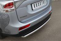 Защита заднего бампера d57 для Mitsubishi Outlander 2012, Slitkoff MRZ-001056
