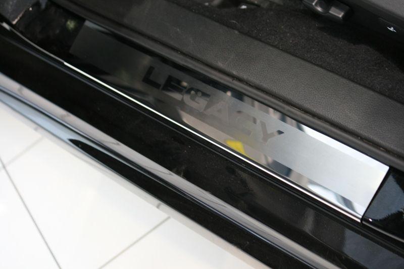 Накладки на внутренние пороги с логотипом вместо пластика для Subaru Legacy 2009, Союз-96 SULE.31.3107