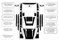 35.006ABC Накладка капота цельная LAND ROVER Defender 90/110